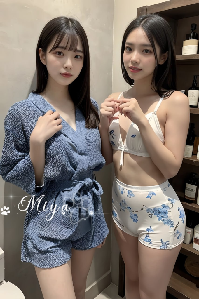 お兄さん、考えたことありますか？二人の妹が同時にあなたの上で擦り、